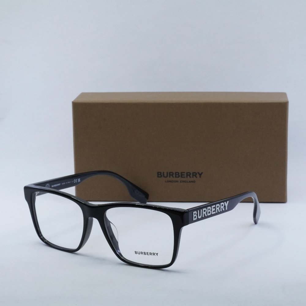 Burberry BE2393D 3001 Men Rectangle Eyeglasses 55mm - Black
